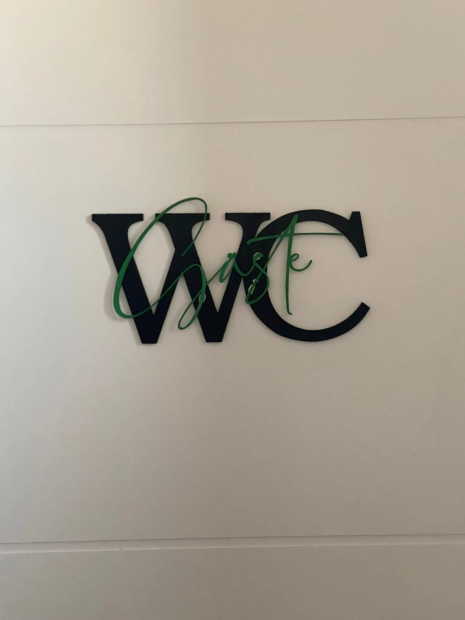 Namensschild als Wanddeko